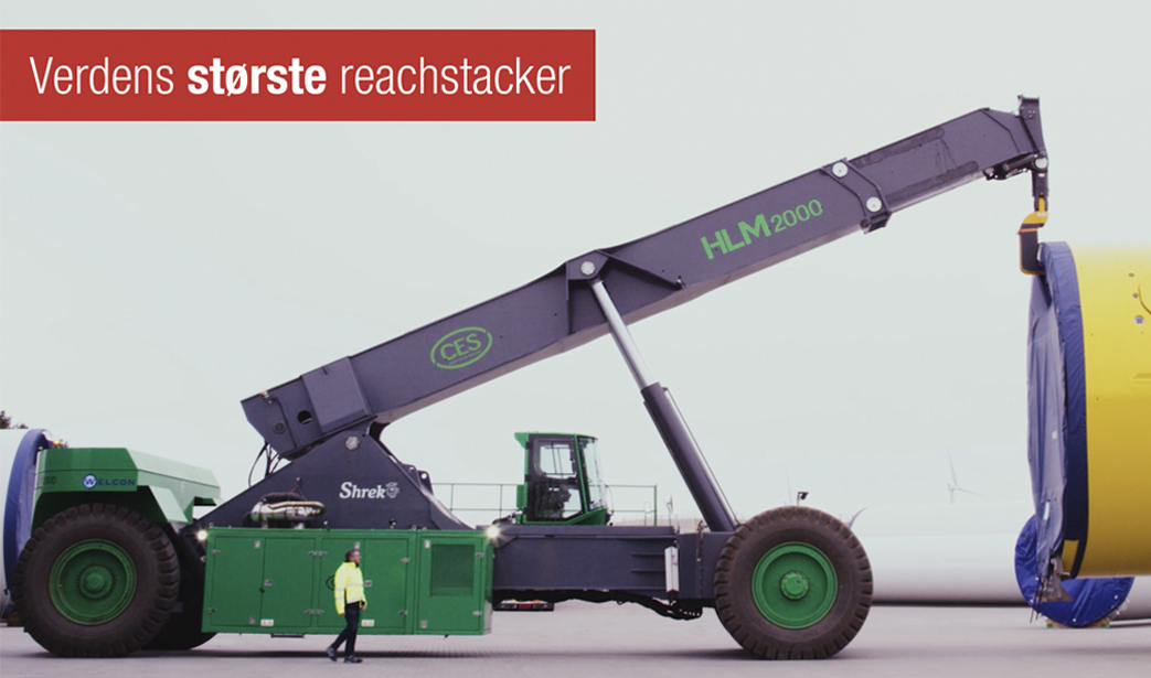 NP Trucks - verdens største reach stacker